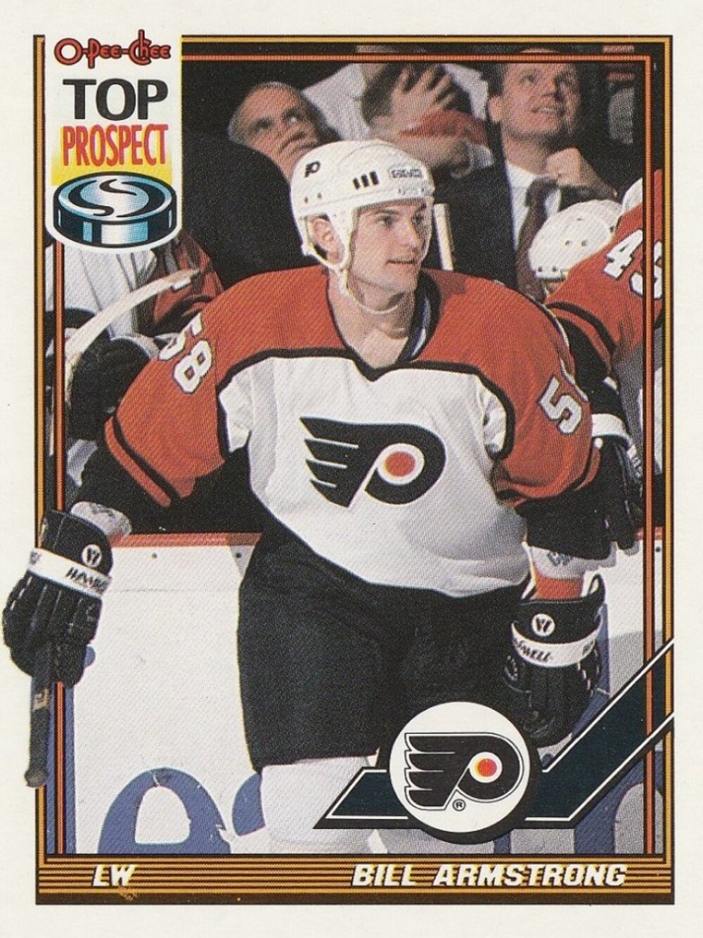 Bill Armstrong - 1991 O Pee Chee Hockey Card